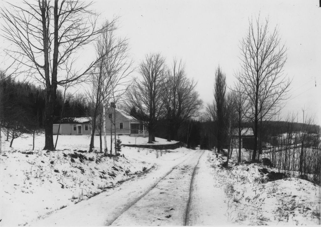 Miniature of The Poplars in Winter, Marlboro, Vt.