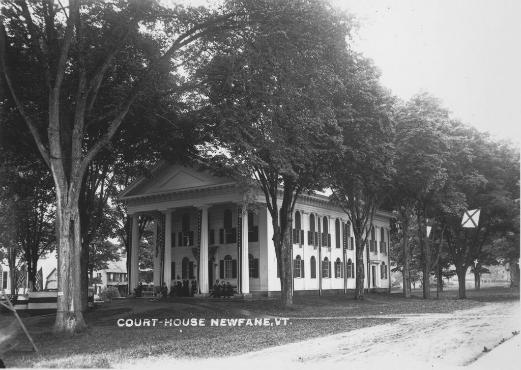 Miniature of Court-House, Newfane, Vt.