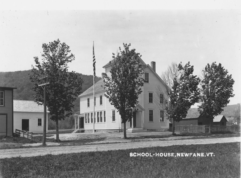 Miniature of School-House, Newfane, Vt.