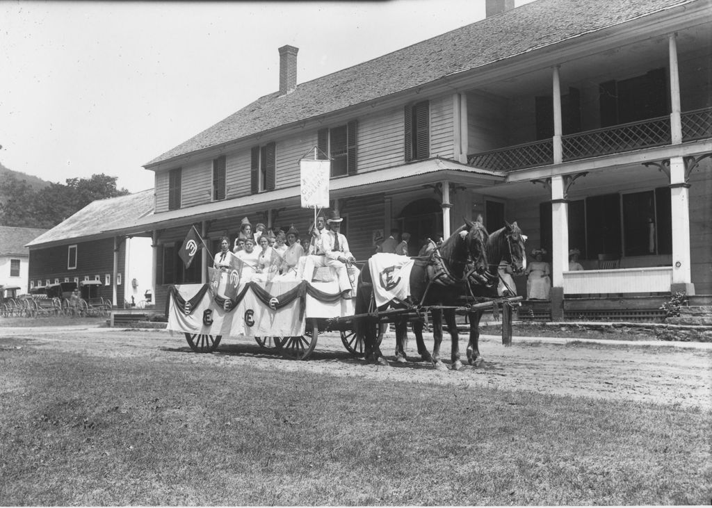 Miniature of Christian Endeavor' in 4th of July Parade in front of Newfane Inn, Newfane, Vt.