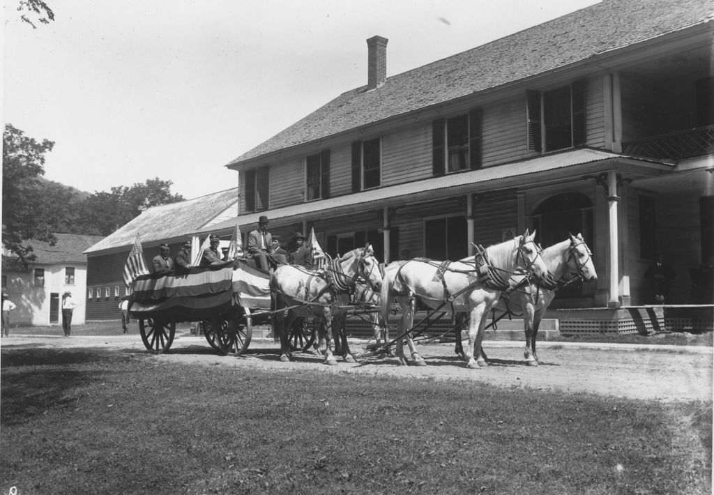 Miniature of 4th of July Parade in front of Newfane Inn, Newfane, Vt.