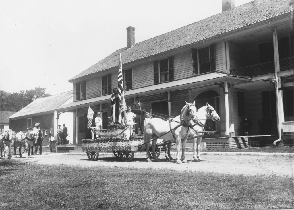 Miniature of 4th of July Parade in front of Newfane Inn, Newfane, Vt.