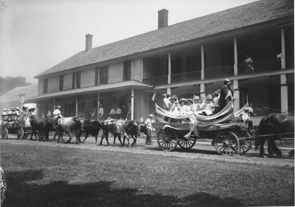 Miniature of 4th of July Parade in front of Newfane Inn, Newfane, Vt.