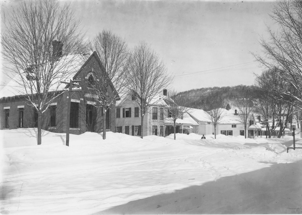 Miniature of Bank on Main Street, Newfane, Vt.