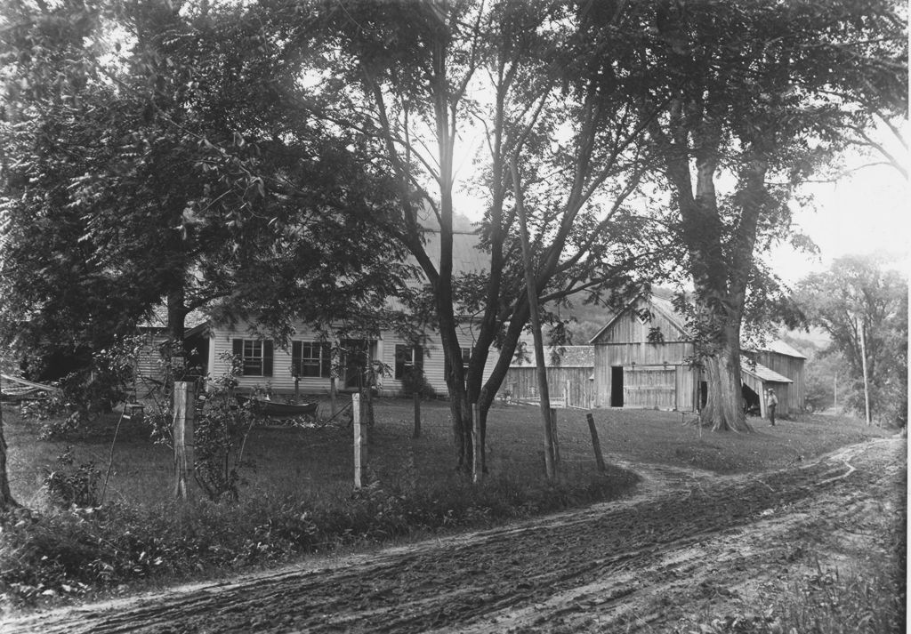 Miniature of Dana Dutton's House on Dover Road, South Newfane, Vt.