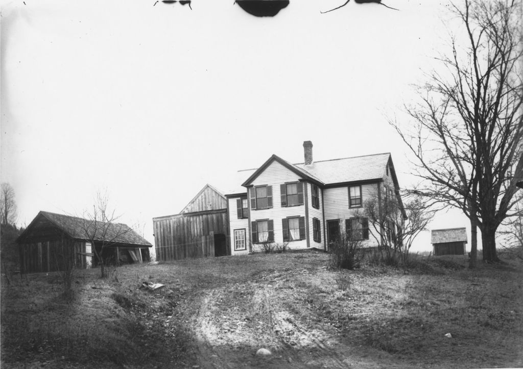 Miniature of Porter Thayer's House on Parrish Road, South Newfane, Vt.