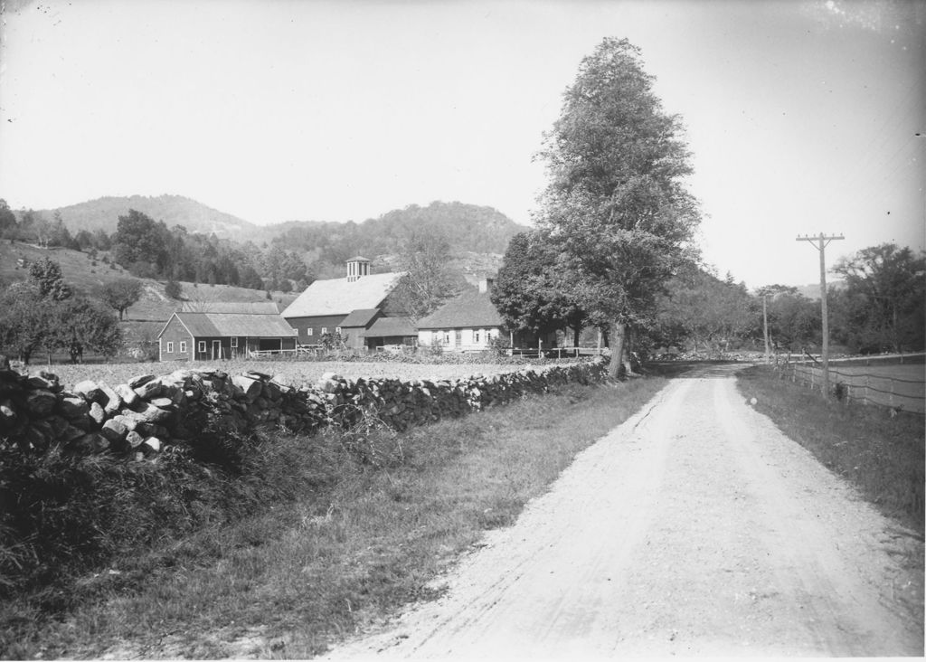 Miniature of Unidentified homestead on road in Townshend, Vt.