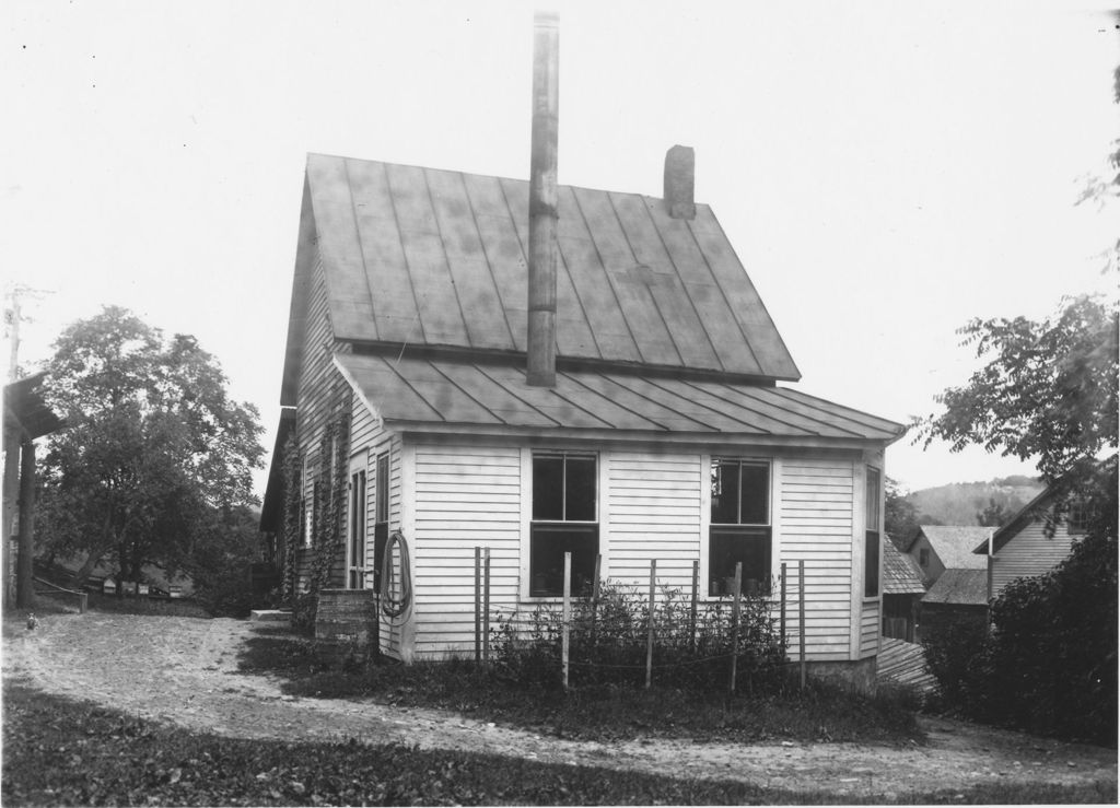 Miniature of Unidentified house with a cat, Wardsboro, Vt