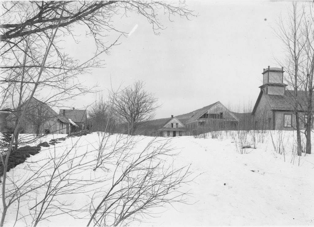 Miniature of Winter landscape with farm buildings, Wardsboro, Vt.