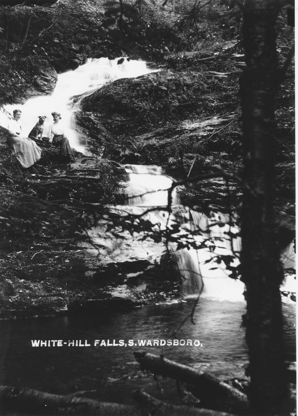 Miniature of White-Hill Falls, S. Wardsboro, Vt.