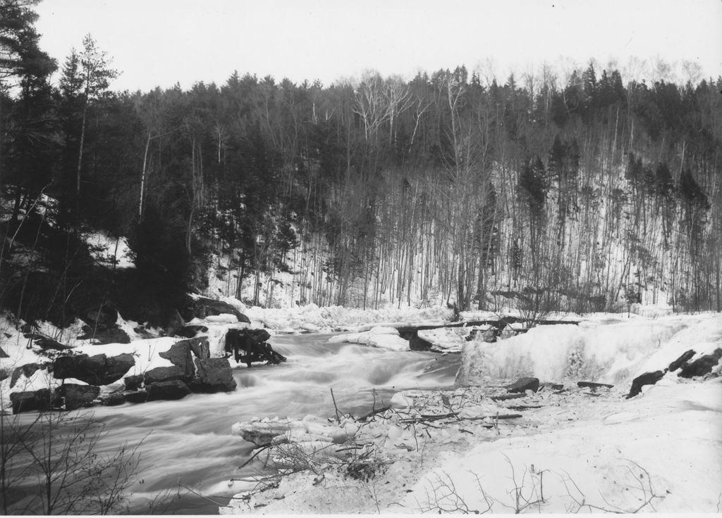 Miniature of River in winter, Williamsville, Vt