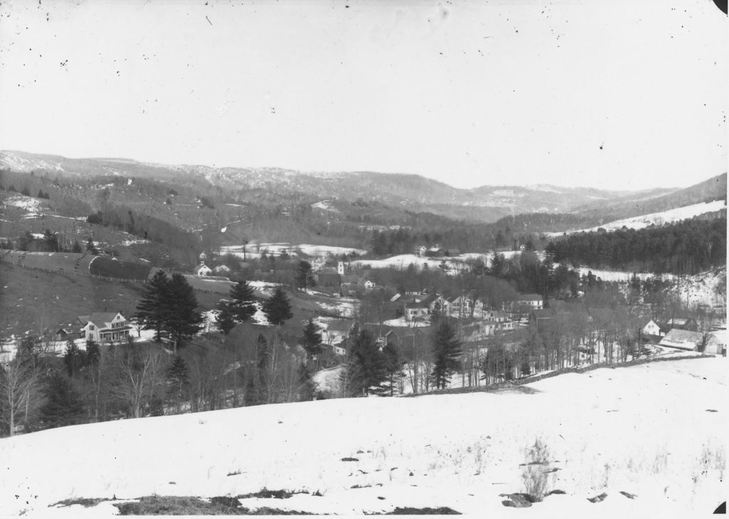 Miniature of Winter scene of hills, Williamsville, Vt