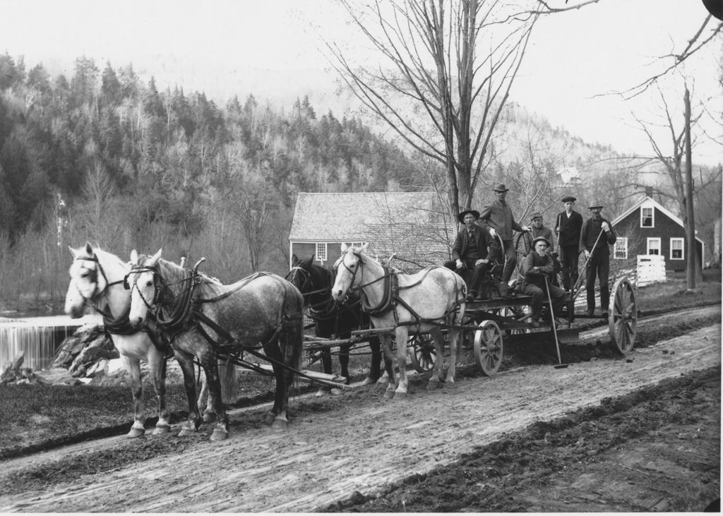 Miniature of Road Crew on Main St., Williamsville, Vt.