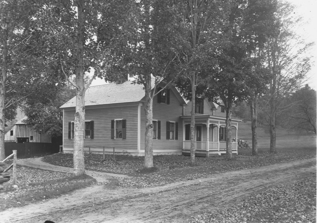 Miniature of Unidentified house hidden behind trees, Williamsville, Vt.