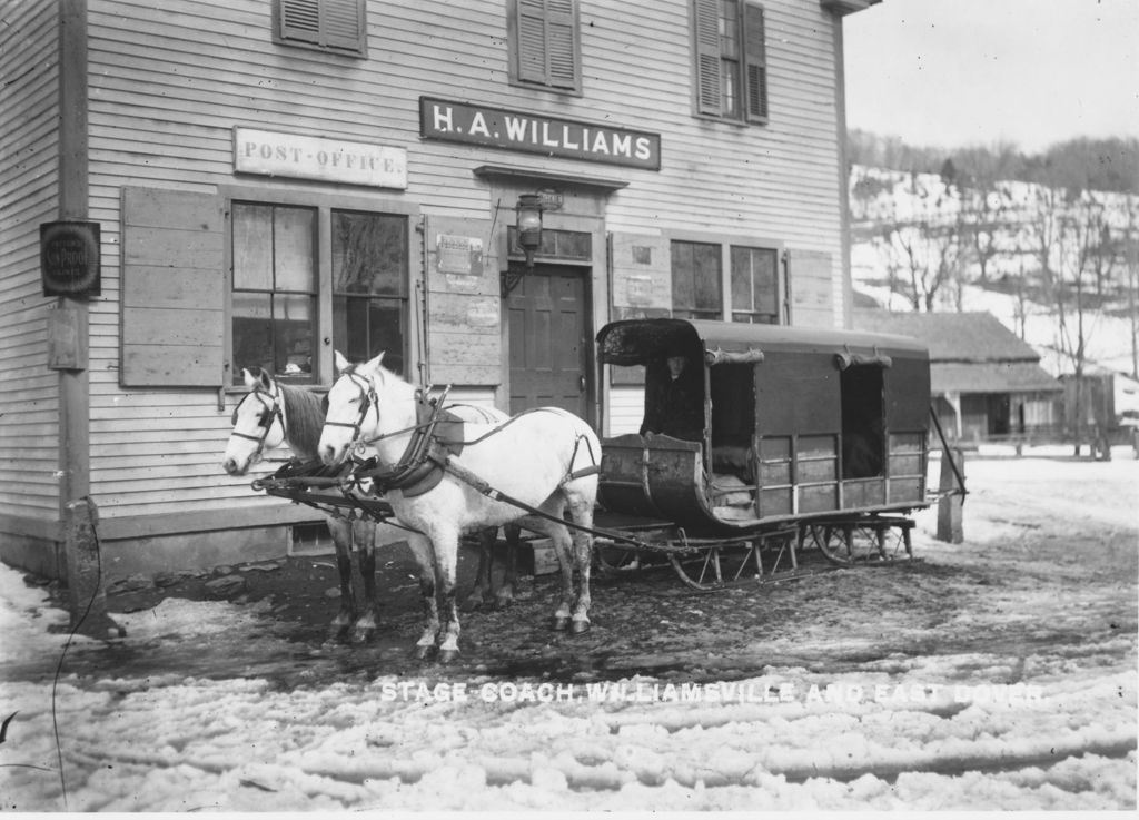 Miniature of Stage Coach, Williamsville and East Dover