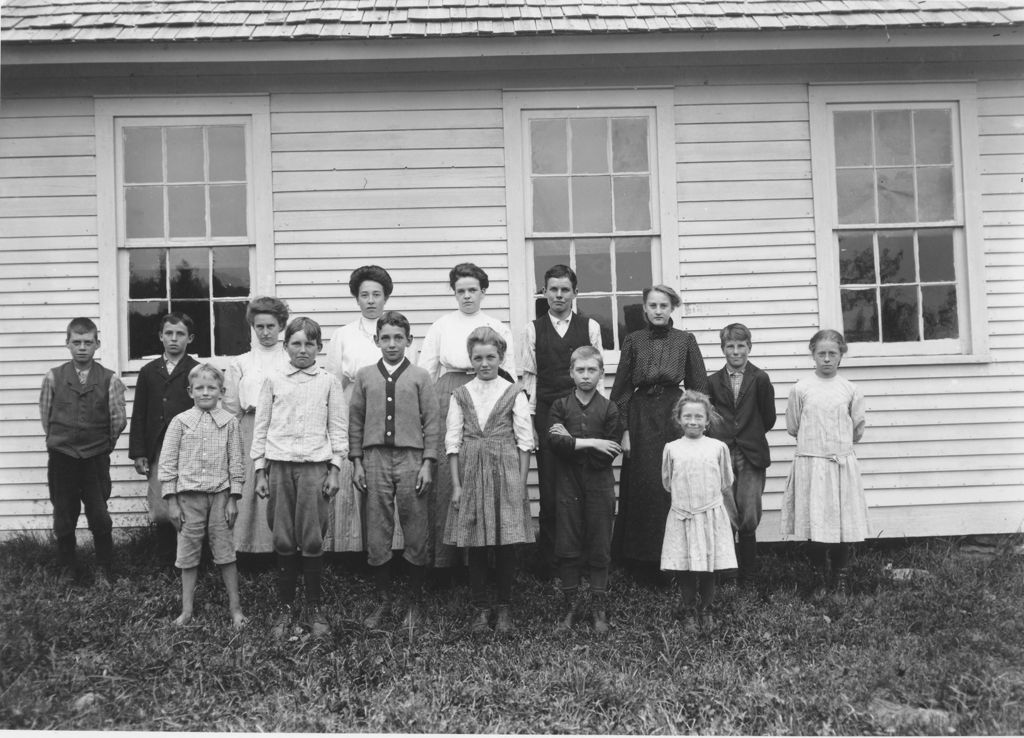 Miniature of Unidentified class portrait, Williamsville, Vt.