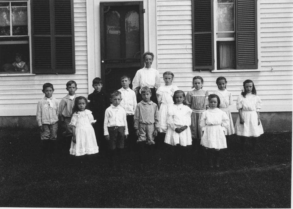 Miniature of Unidentified class portrait, Williamsville, Vt.