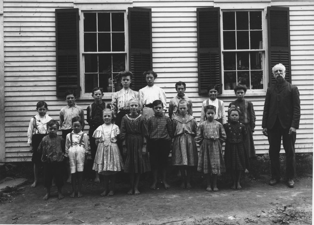 Miniature of Unidentified class portrait, Williamsville, Vt.