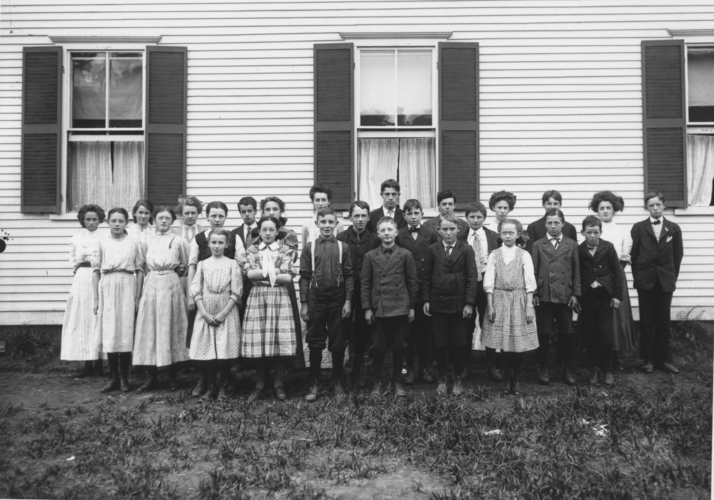 Miniature of Unidentified class portrait, Williamsville, Vt.