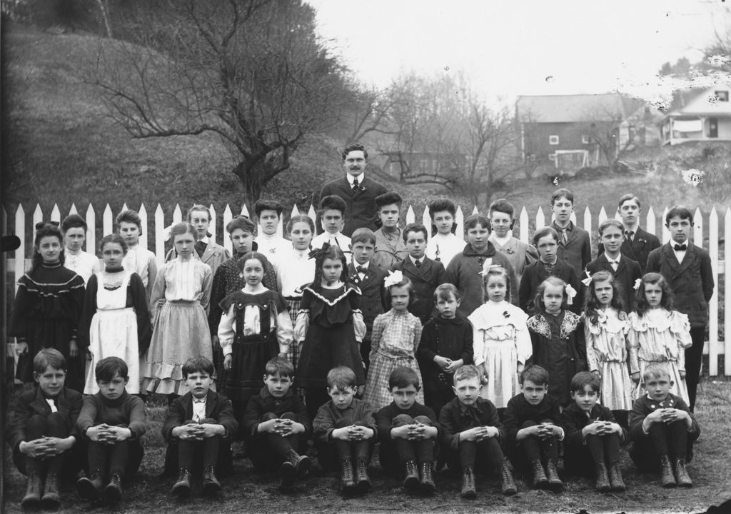 Miniature of Unidentified class portrait, Williamsville, Vt.