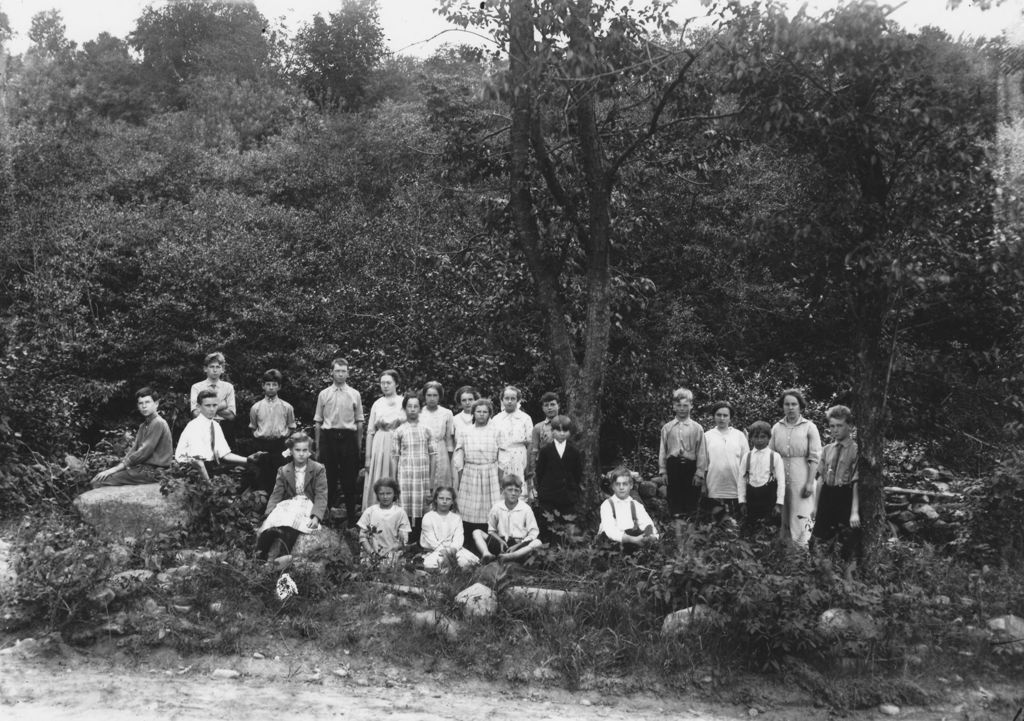 Miniature of Unidentified class portrait, Williamsville, Vt.