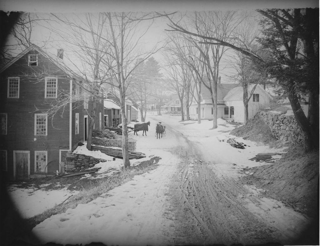 Miniature of View of Morse's Store on Baker Brook road, Williamsville, Vt.