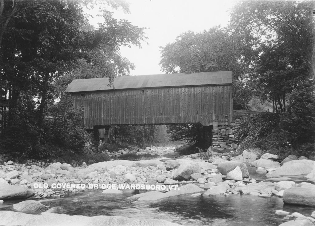 Miniature of Old covered Bridge, Wardsboro, Vt.