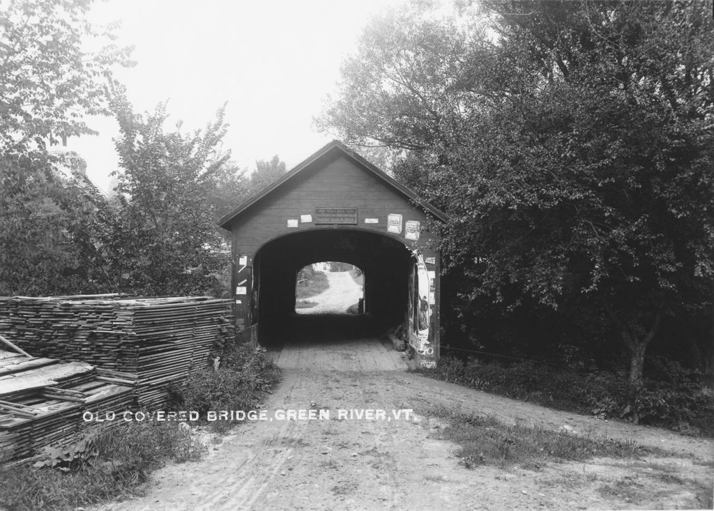 Miniature of Old covered Bridge, Green River, Vt.