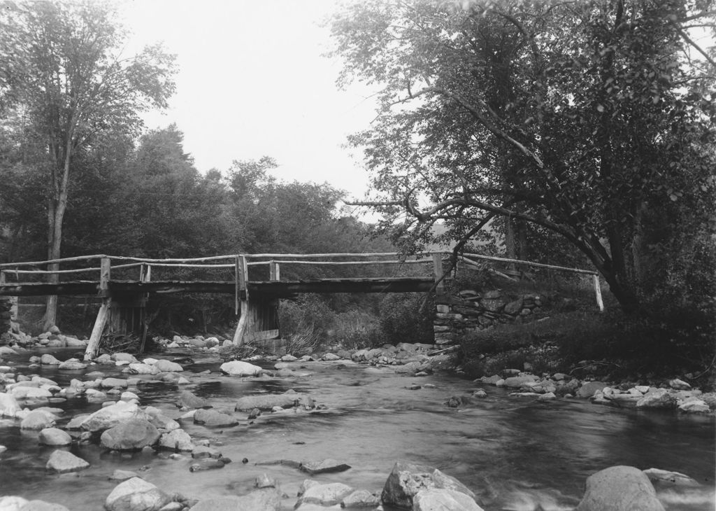 Miniature of Wooden Hunter Brook Road Bridge, East Dover, Vt.