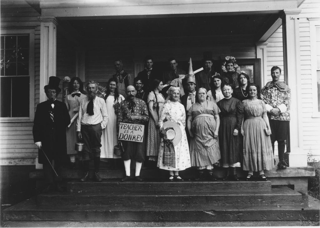 Miniature of Actors from a play in Willimasville, Vt.