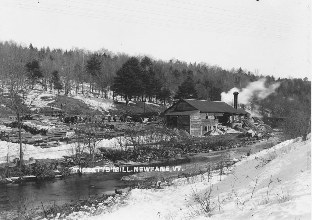 Miniature of Tibbett's Mill, Newfane, Vt.