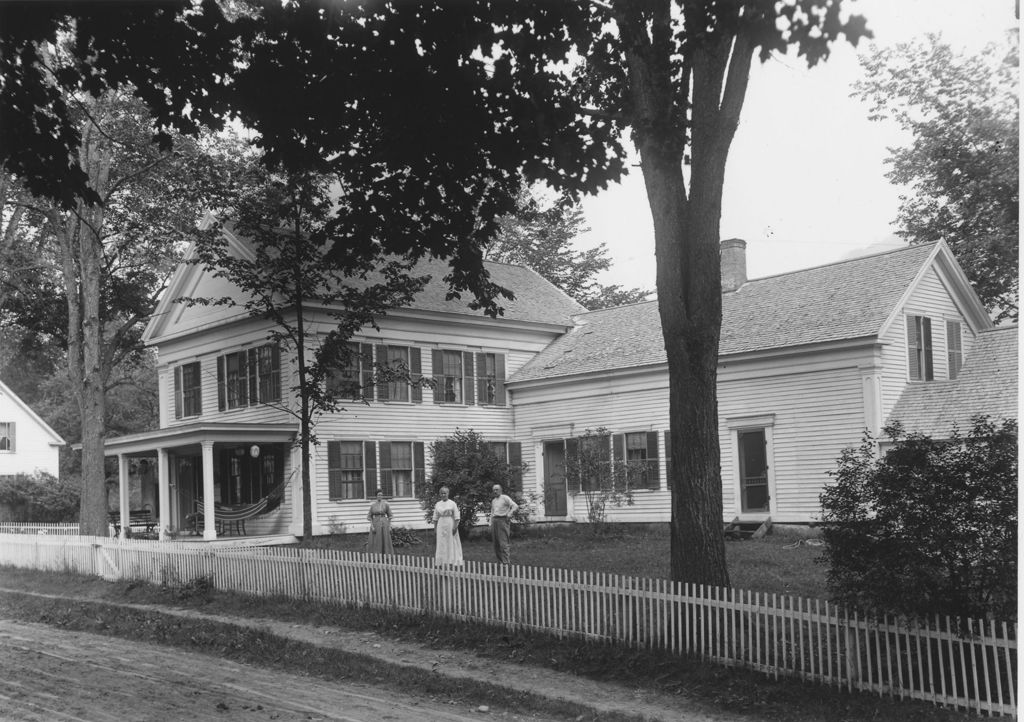 Miniature of Unidentified house with three people in front