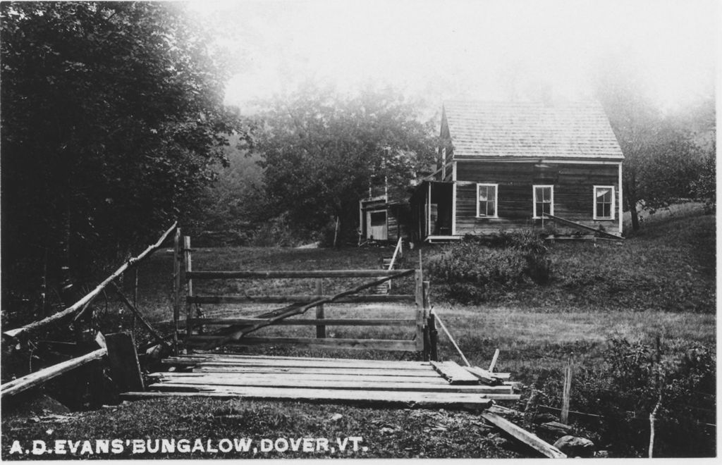 Miniature of A.D. Evans Bungalow, Dover, Vt.