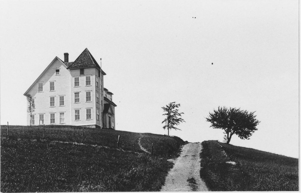 Miniature of Unidentified house on a hill, Jacksonville, Vt.