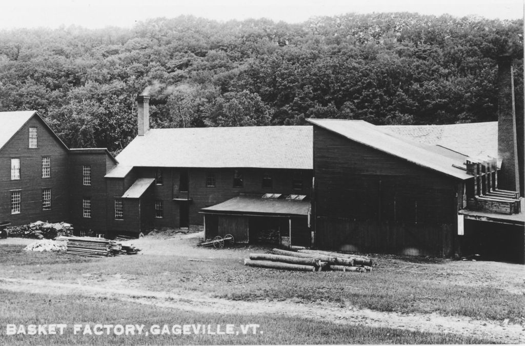 Miniature of Basket Factory, Gageville, Vt.