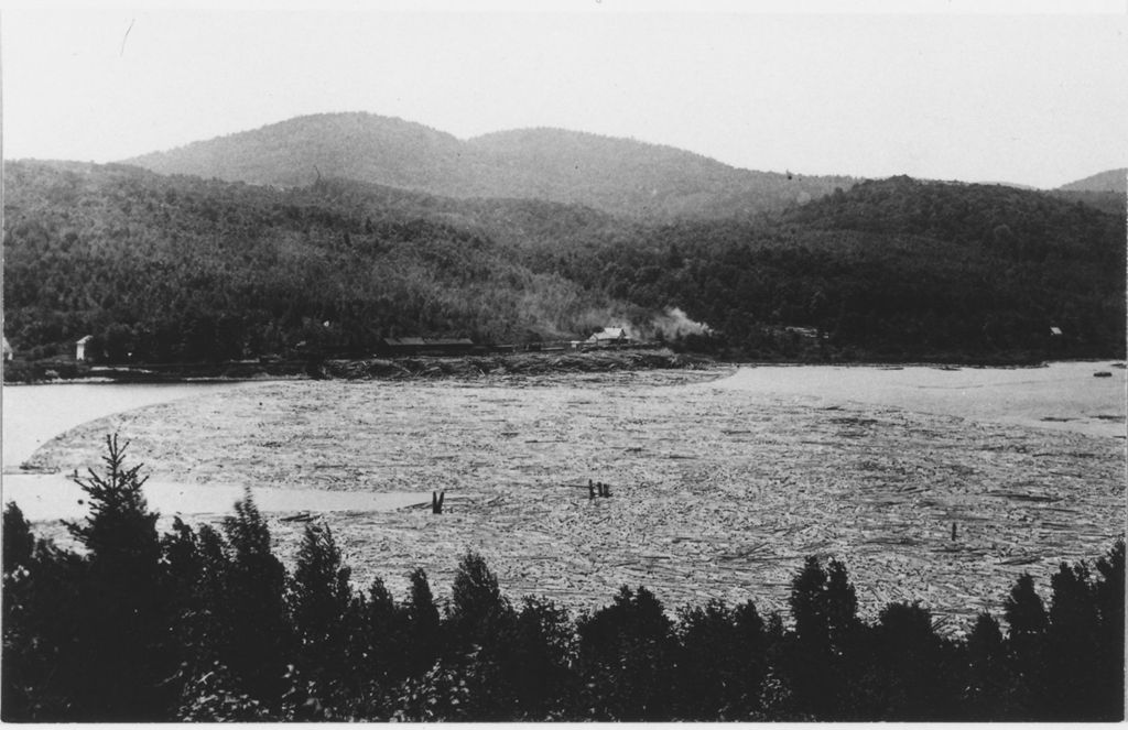 Miniature of Somerset Dam construction, Searsburg, Vt.