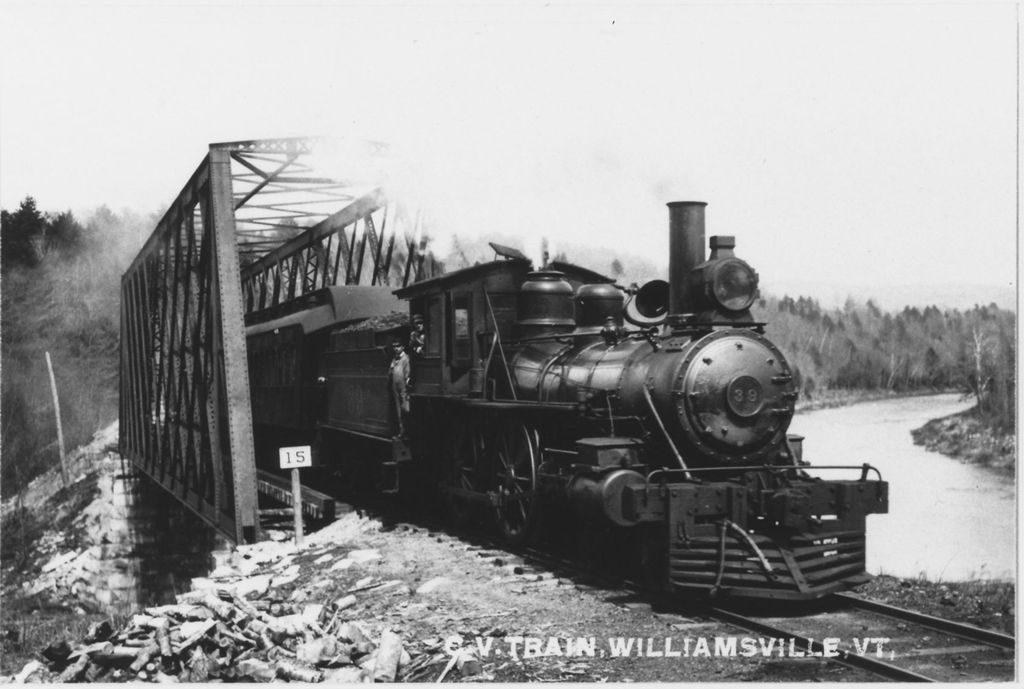 Miniature of C.V. Train, Williamsville, Vt.