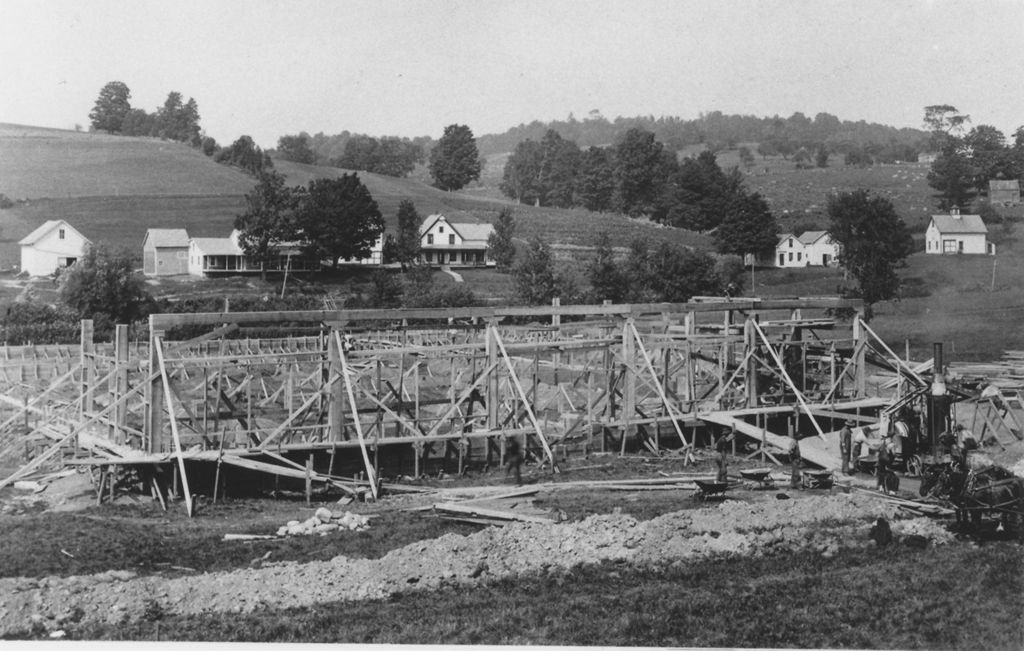 Miniature of Post and beam construction, Wilmington, Vt.