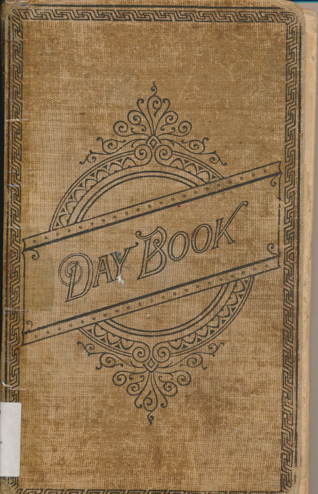 Miniature of Porter Thayer's Daybook, cover and two pages