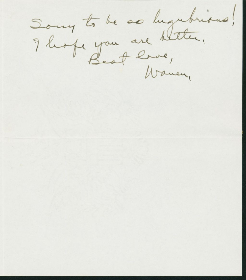 Miniature of Letter to Mrs. C.G. (Ann) Austin, June 19, 1940