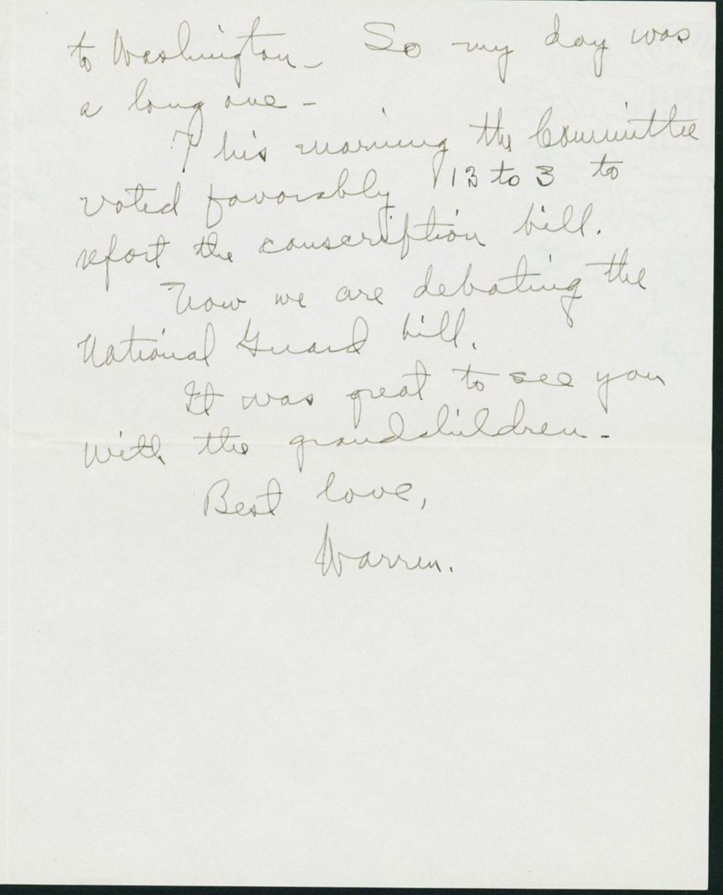 Miniature of Letter to Mrs. C.G. (Ann) Austin, August 5, 1940