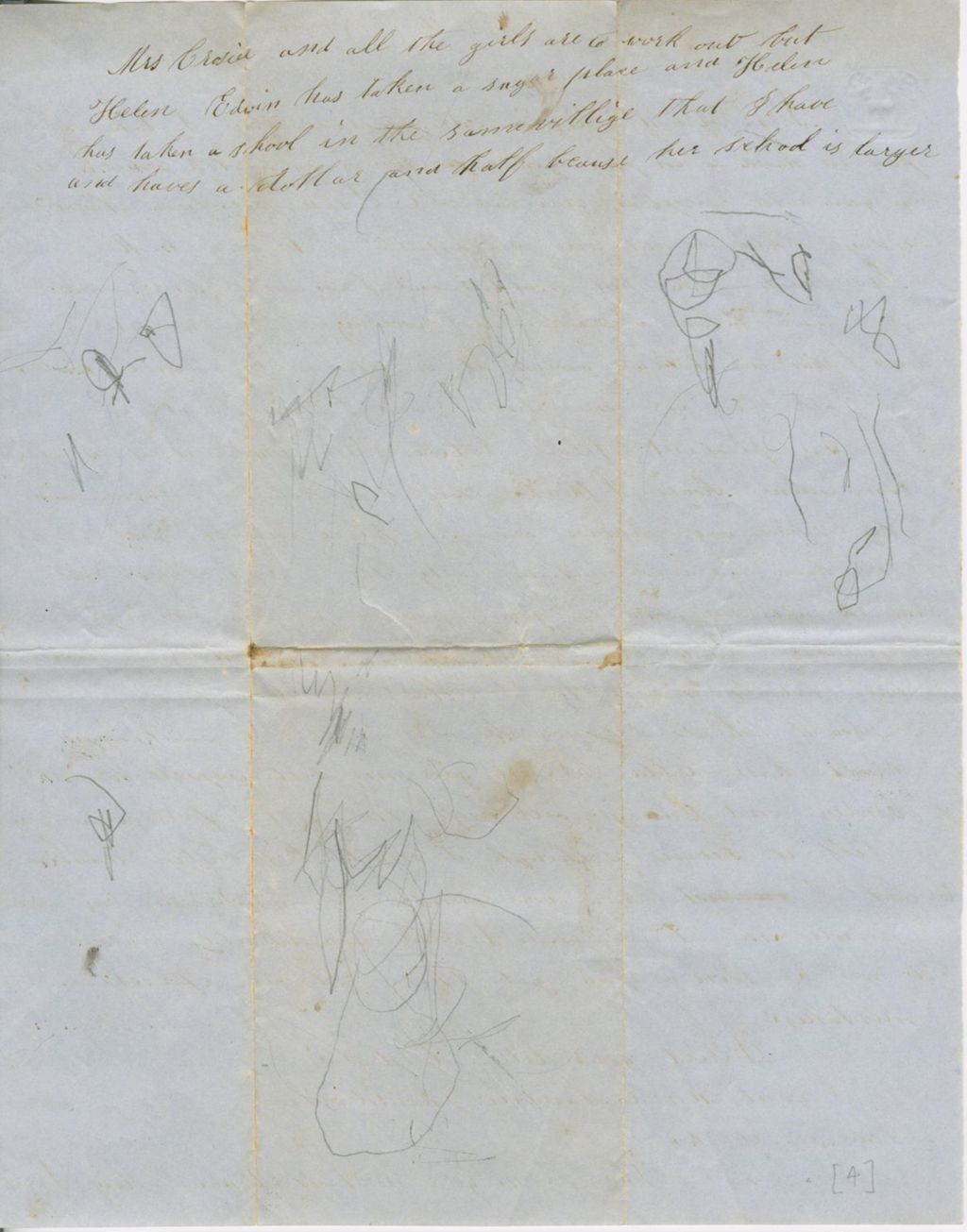 Miniature of Mary Powers to Ruth Fletcher\, [1852?] April 18