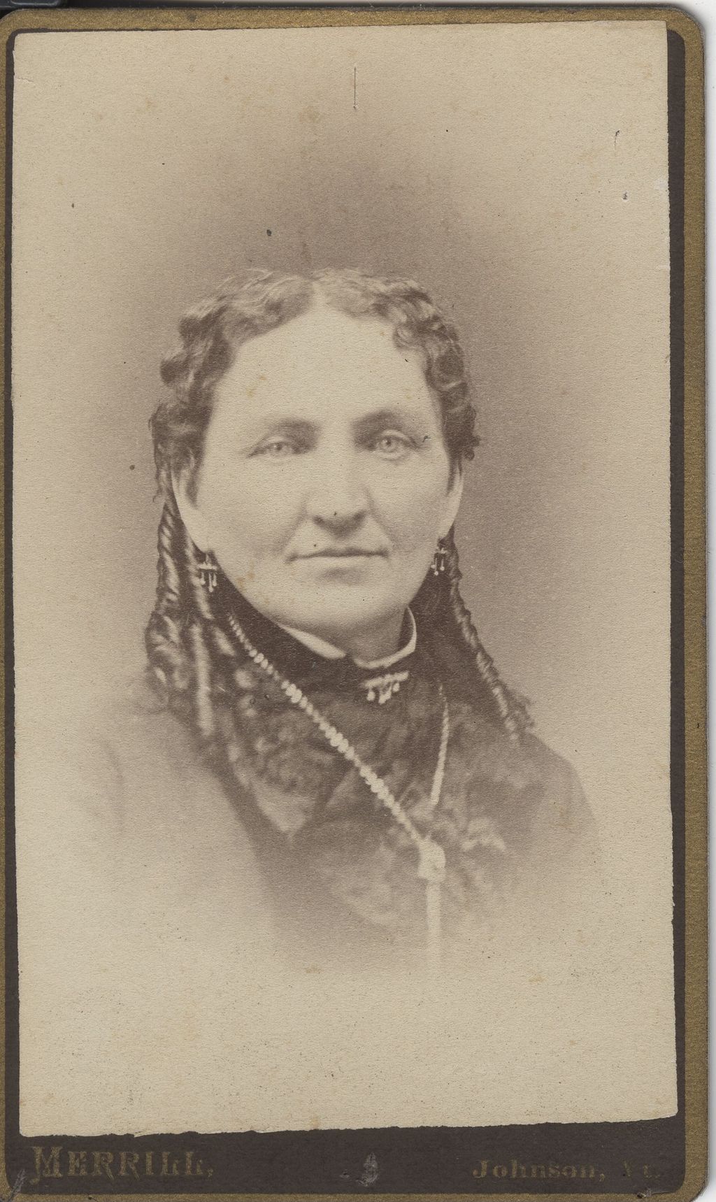 Miniature of Mary Harvey photographic portrait