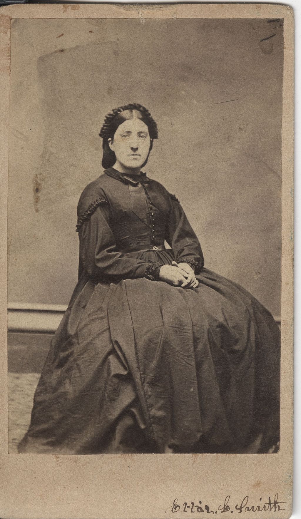 Miniature of Henrietta Smith photographic portrait