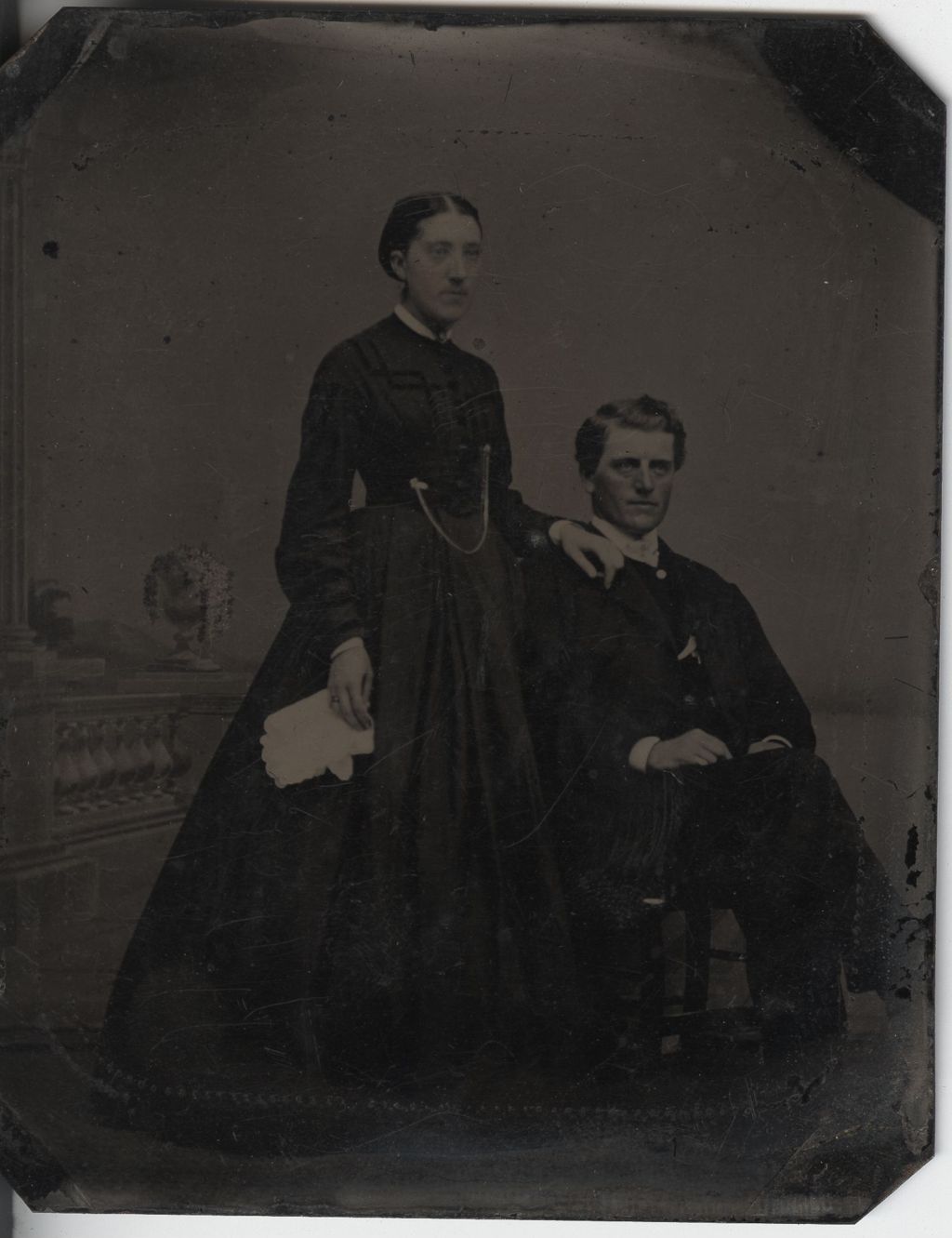 Miniature of Andrew Craig Fletcher and Henrietta Fletcher photographic portrait