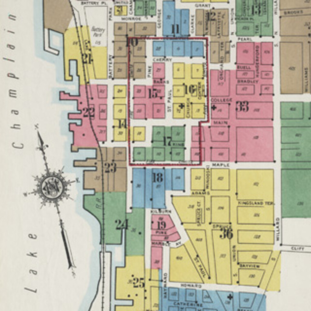 Miniature of Fire Insurance Maps of Burlington, Vermont, 1869