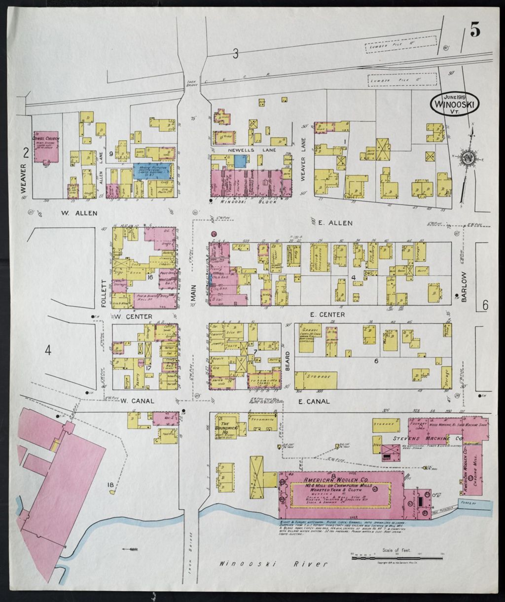 Miniature of Winooski 1919, sheet 05