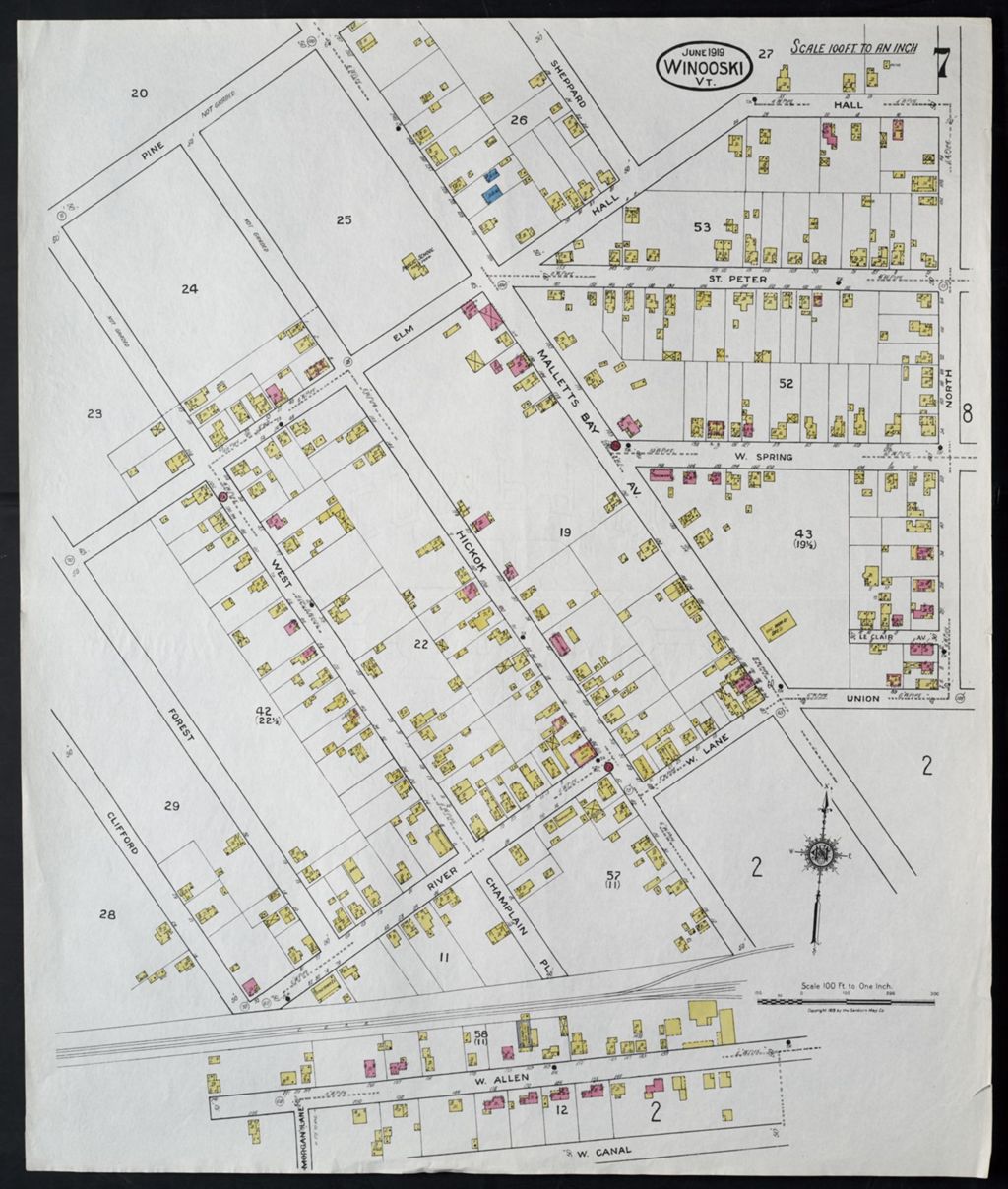 Miniature of Winooski 1919, sheet 07