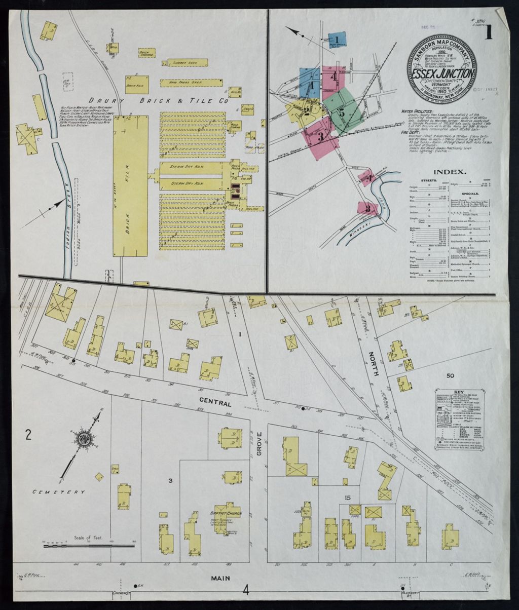 Miniature of Essex Junction 1910, sheet 01