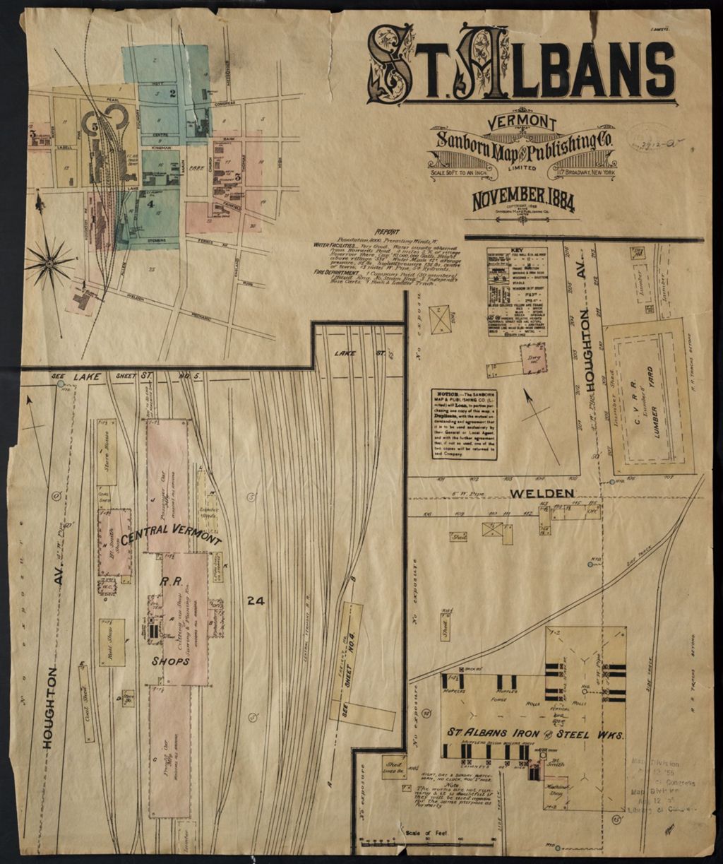 Miniature of Saint Albans 1884, sheet 01